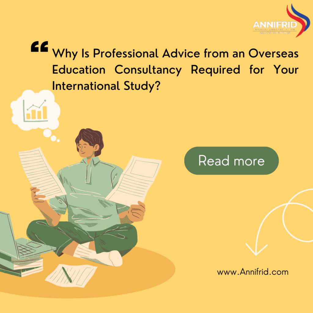 Why Is Professional Advice from an Overseas Education Consultancy Required for Your International Study